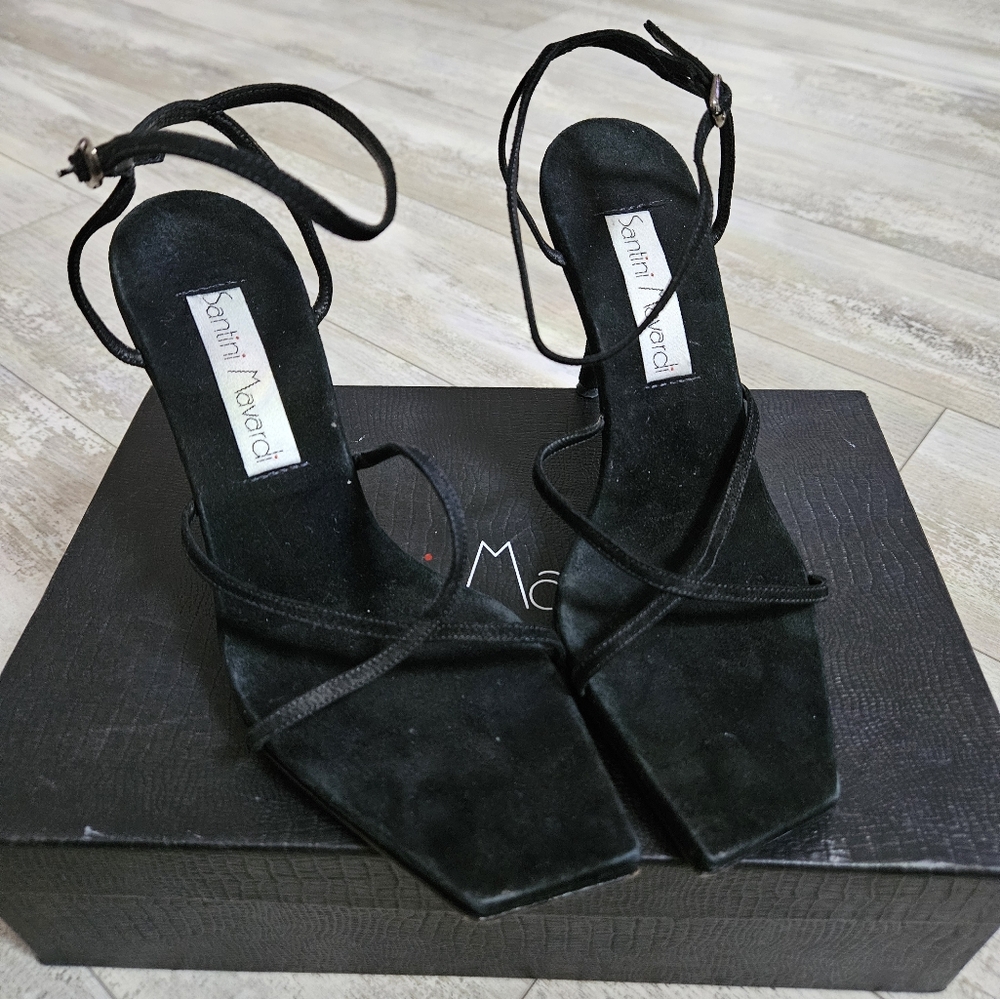 Santini Mavardi Niki Black Suede/ Lori  black suede